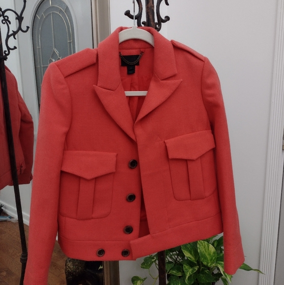 J. Crew Jackets & Blazers - J Crew Collection coral blazer 0